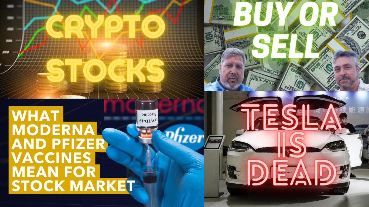 Crypto, Vaccine, and Tesla Stocks! Buy or Sell?! Trade Genius Breaks It All Down!!