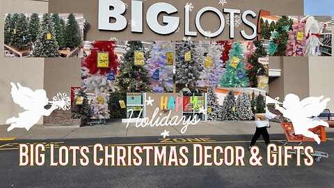 Big Lots Christmas Decor & Gifts - 4K Store Tour - Plz Like/Follow, Thanks! Merry Christmas!