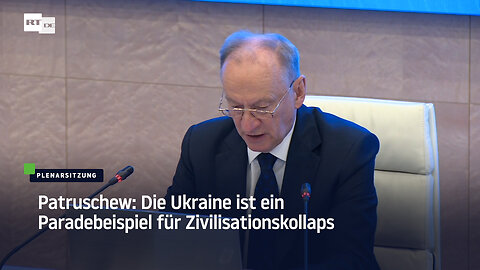 Patruschew: Die Ukraine ist ein Paradebeispiel für Zivilisationskollaps