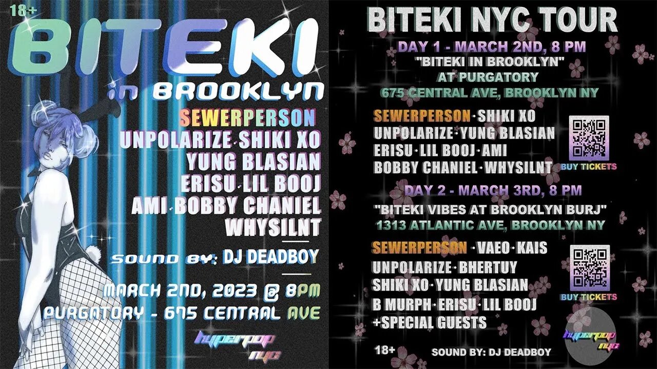 Biteki in Brooklyn Puredro Vlog [NIGHT 1]