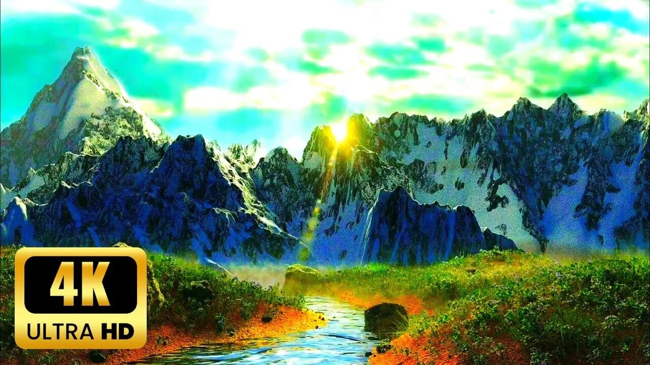 This Mountain Landscape is So Relaxing, You'll Fall Asleep!