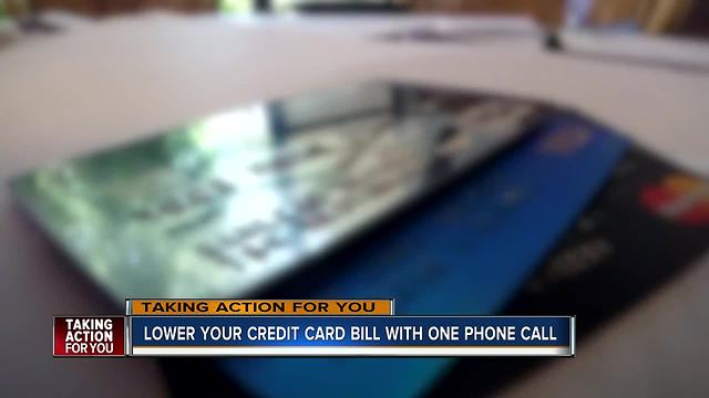 How to lower your credit card rate with a single call