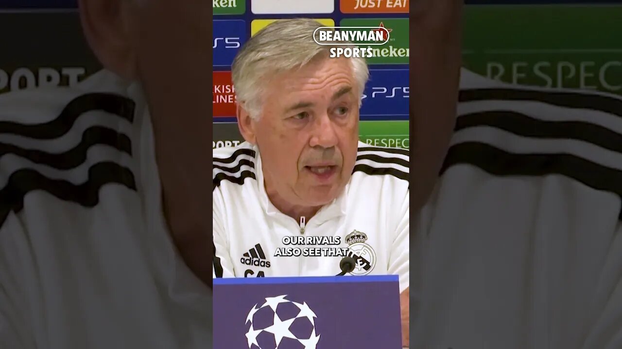 'I think our rivals see us as a bigger candidate to win than they did last year!' | Carlo Ancelotti