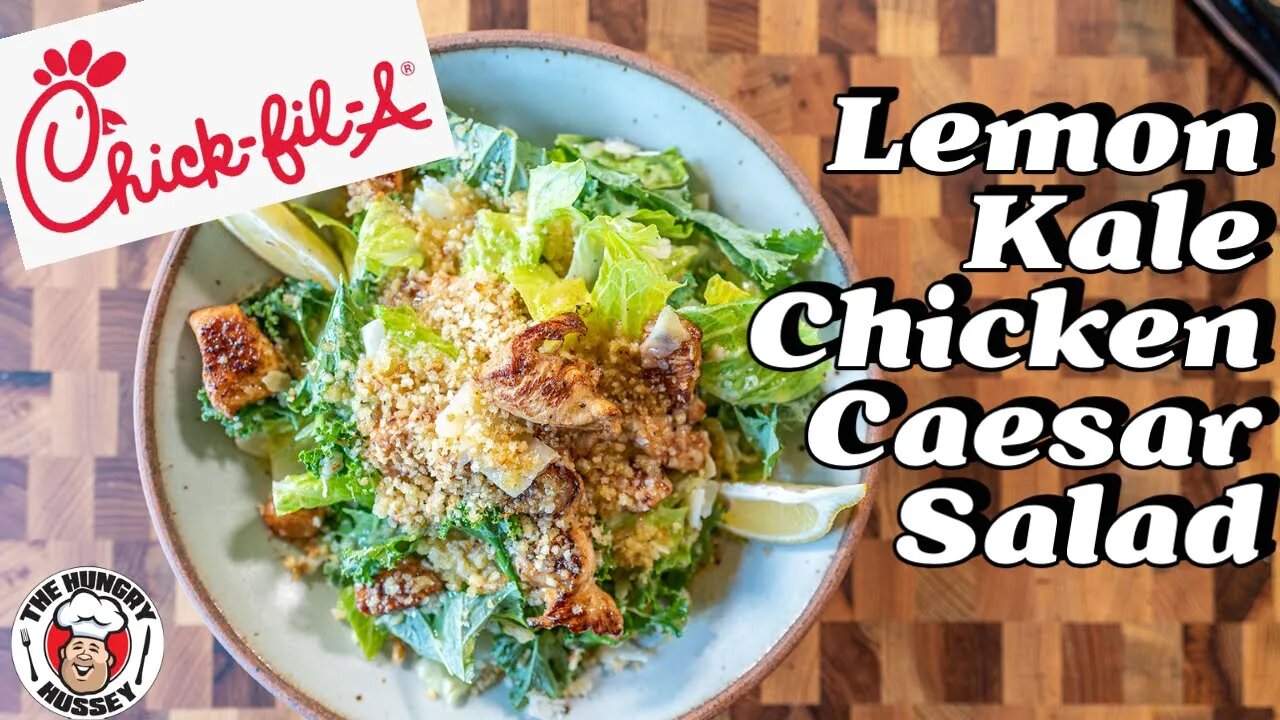 Chick-Fil-A Lemon Kale Chicken Caesar Salad