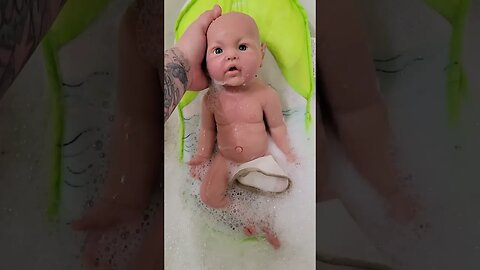 Bath Time For Silicone Baby