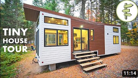 BIG Beautiful TINY HOUSE with Main Floor Bedroom & Modern Design - Full Tour