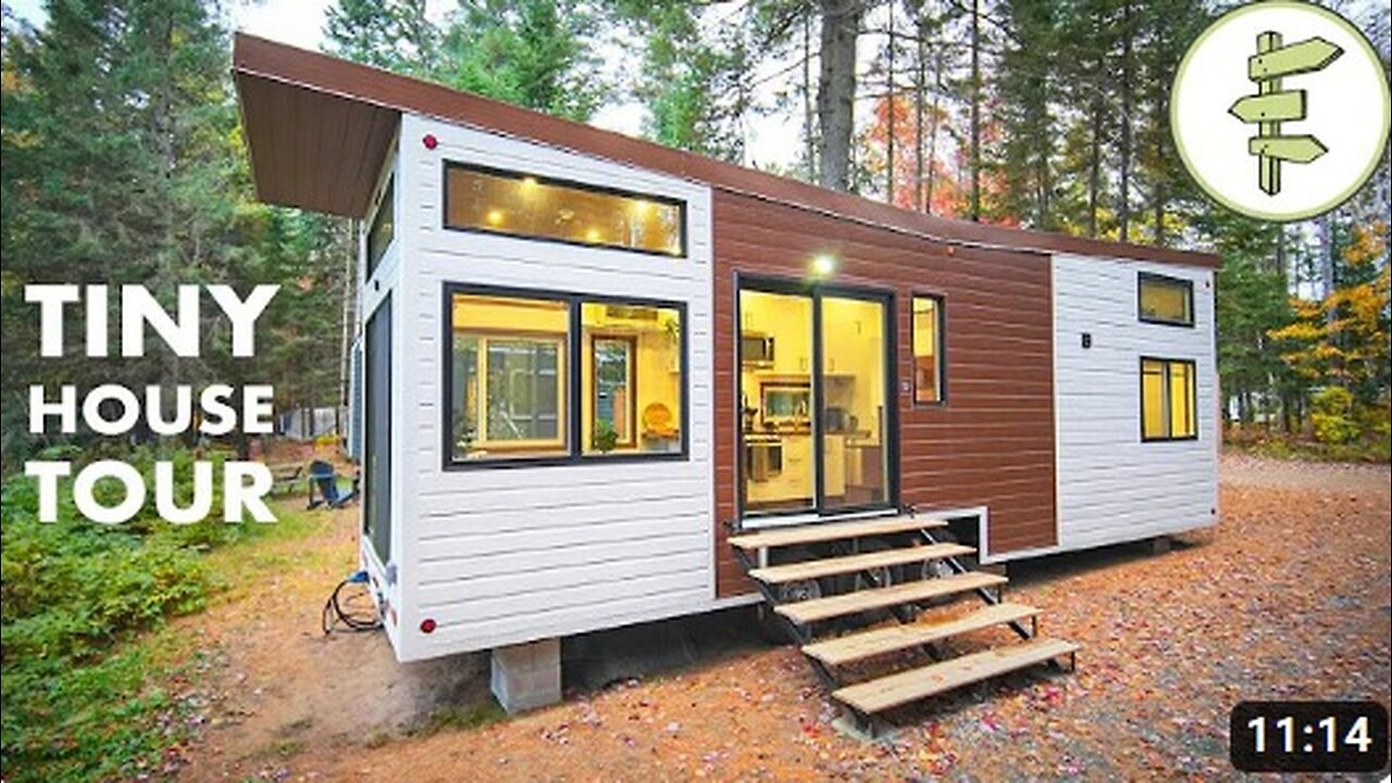 BIG Beautiful TINY HOUSE with Main Floor Bedroom & Modern Design - Full Tour