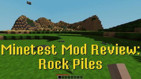 Minetest Mod Review: Rock Piles