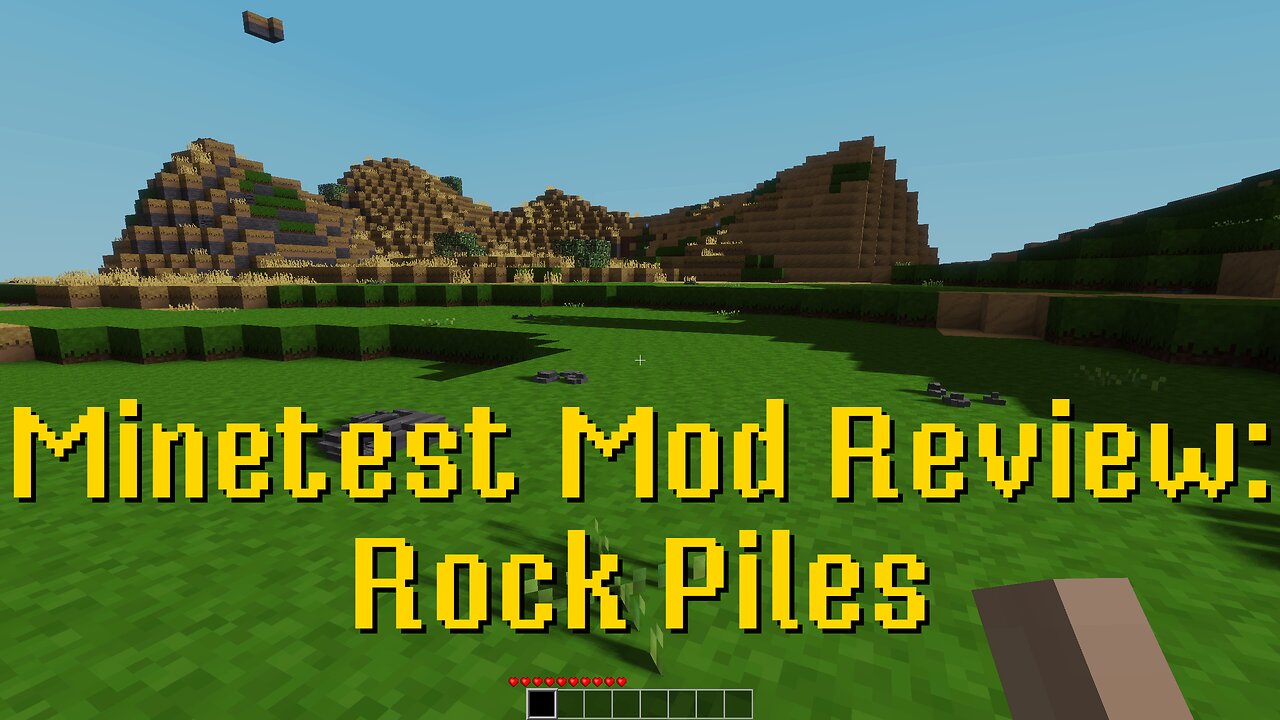 Minetest Mod Review: Rock Piles