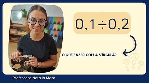 0,1 dividido por 0,2| Dividir 0,1 por 0,2 | 0,1/0,2 | 0,1:0,2 | 0,1÷0,2 | DIVISÃO COM VÍRGULA