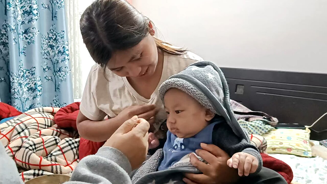 My son is trying Cerelac for the first time.