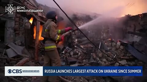 Russia Hits Ukraine With Massive Missile And Drone Attack