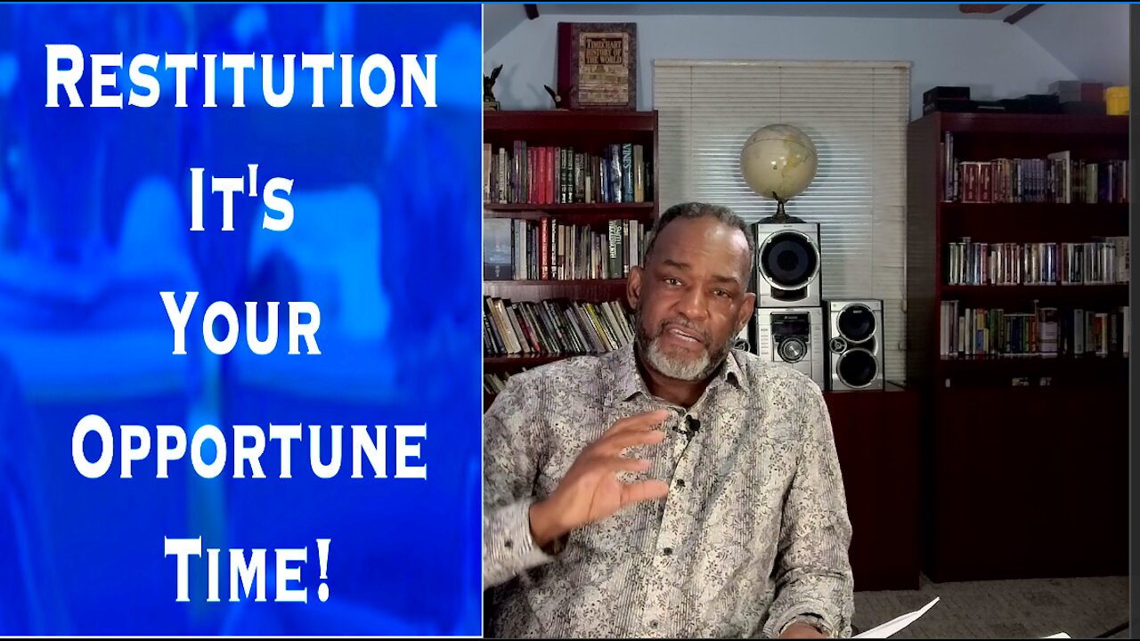 Restitution It's Your Opportune Time!