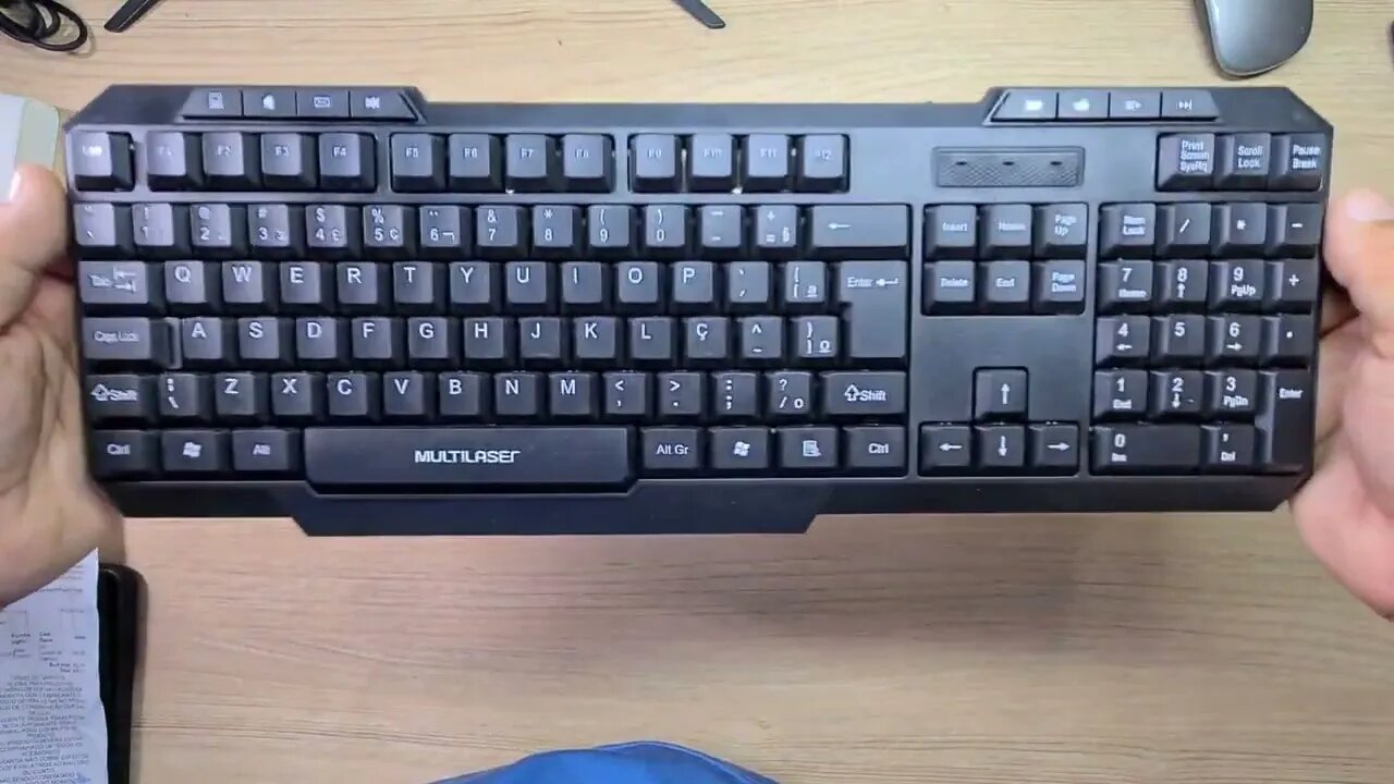 TECLADO MULTILASER TC206 - BARATO, BOM E ESCORREGADIO.