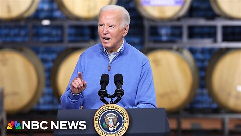 Biden touts 'critical' infrastructure plans while making digs at Trump