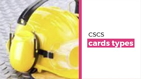 CSCS Card Types 2