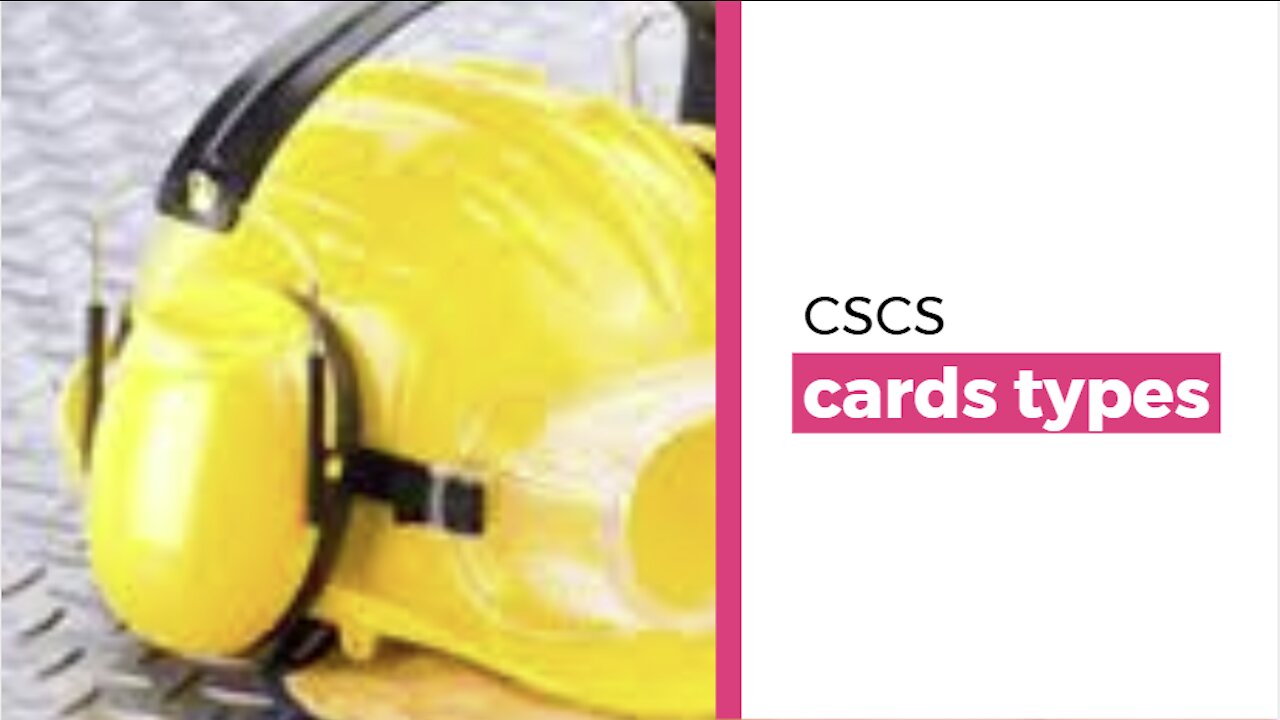 CSCS Card Types 2