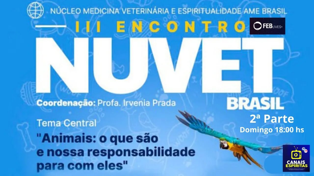 #1 Animais: O que são e nossa responsabilidade para com eles | III Encontro NUVET Brasil