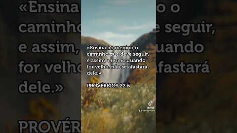 Provérbios 22:6 #canalyausha #yausha #yauh #jesus #jesuscristo #cristão #cristo #yeshua #deus