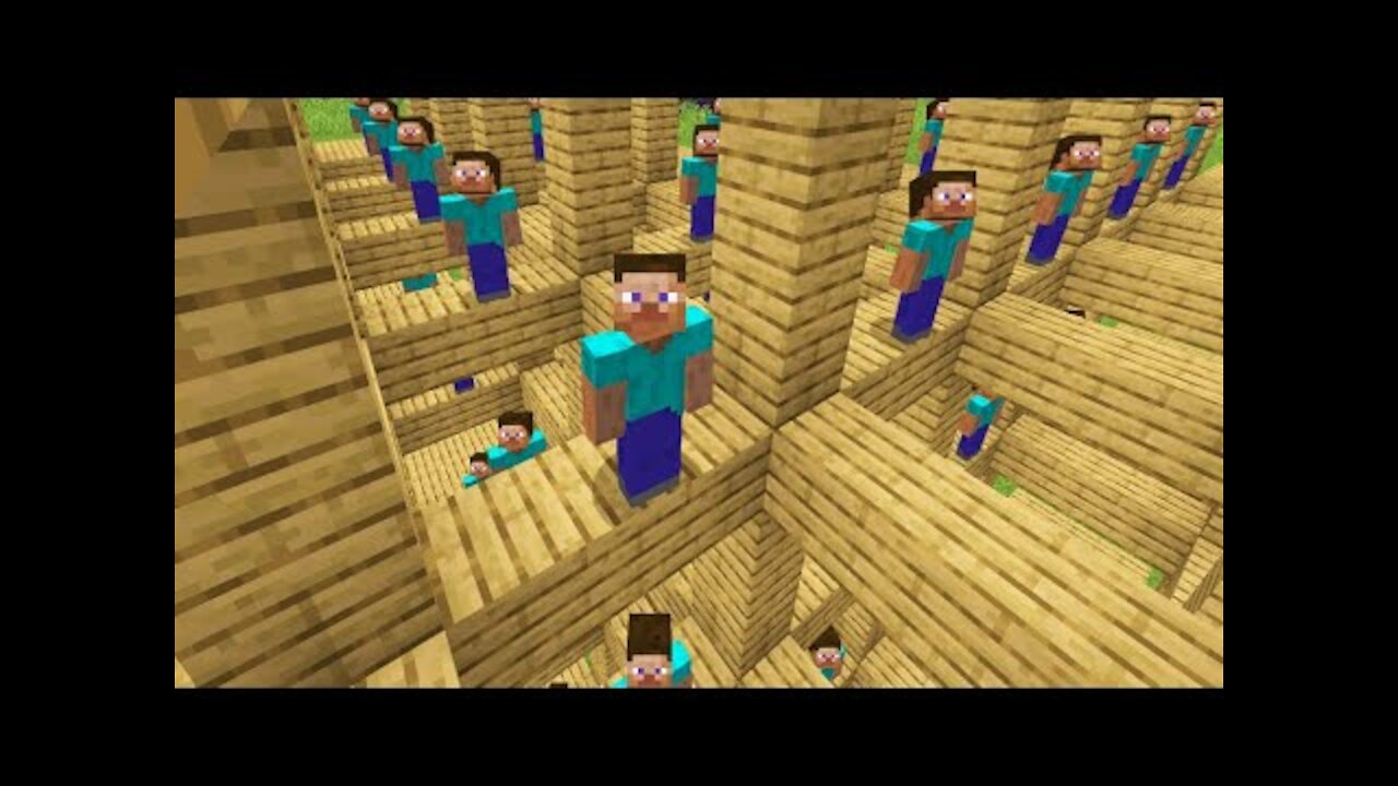 non-Euclidean Minecraft Gets Weird...