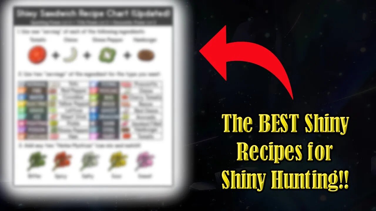 The BEST Shiny Recipes to shiny hunt in pokemon scarlet and Violet