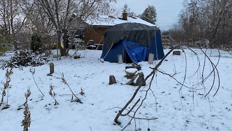 Arcturian Star Chamber in the snow