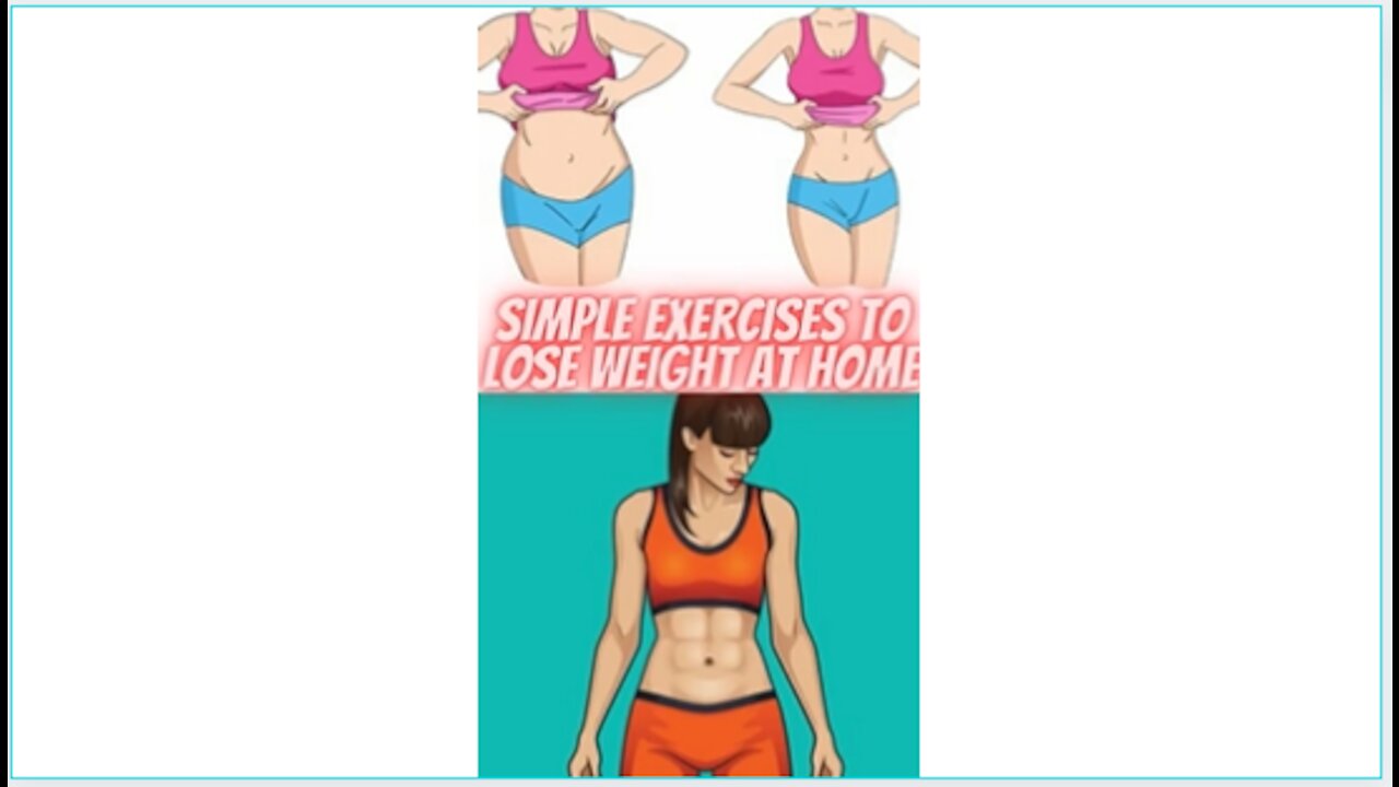 6 Simple Exercises To Lose Weight At Home #Workouts