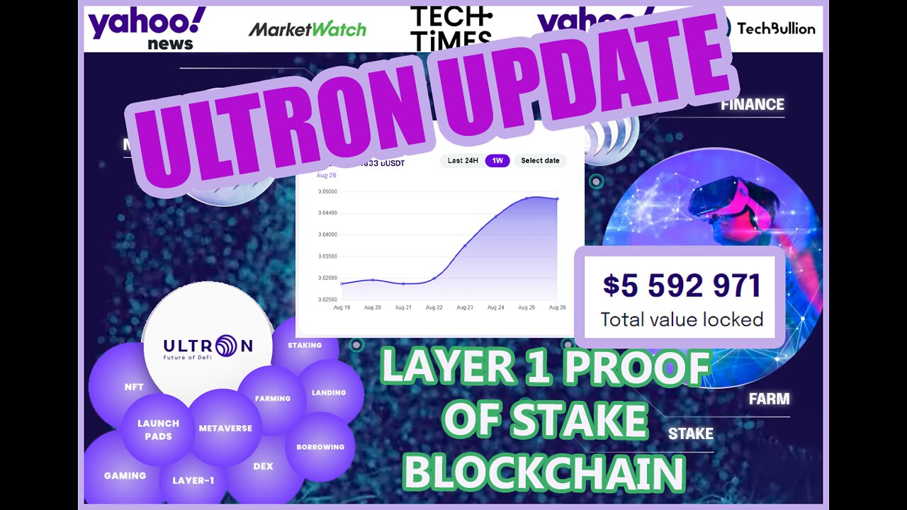 ULTRON SHOWING SOME GOOD GAINS UP TO 5MILLION TVL BUT STILL I DONT LIKE THE AFFILIATE SIDE OF IT