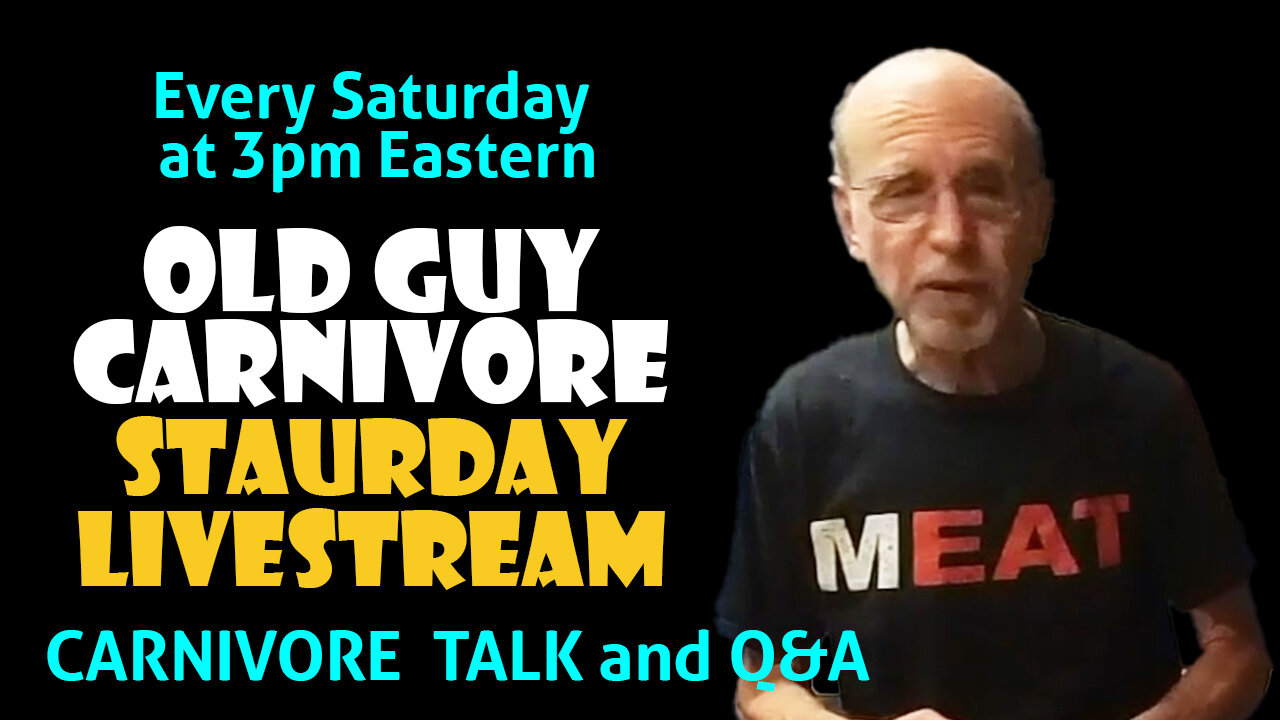 CARNIVORE LIVESTREAM - Carnivore Talk & Q&A - Sat, Nov 16th @ 3pm Eastern