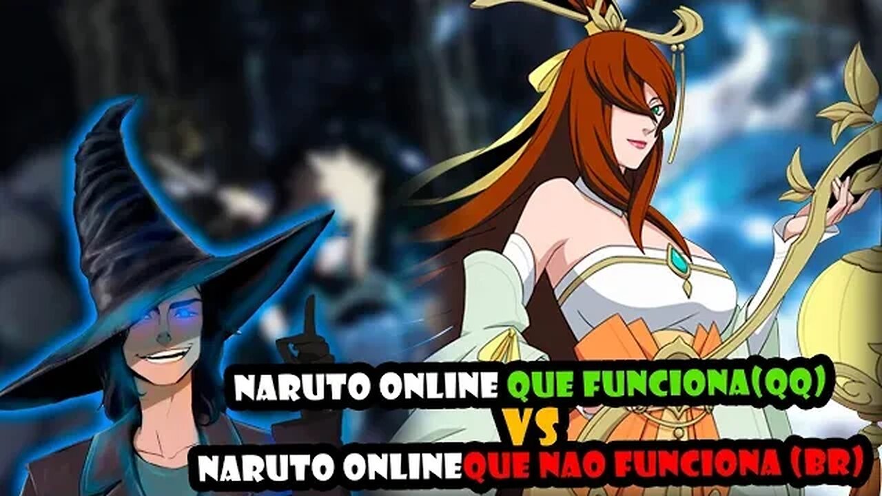 NARUTO ONLINE QUE FUNCIONA VS NARUTO ONLINE QUE NÃO FUNCIONA #tomoyosanbruxao #atualizações #qqvsbr