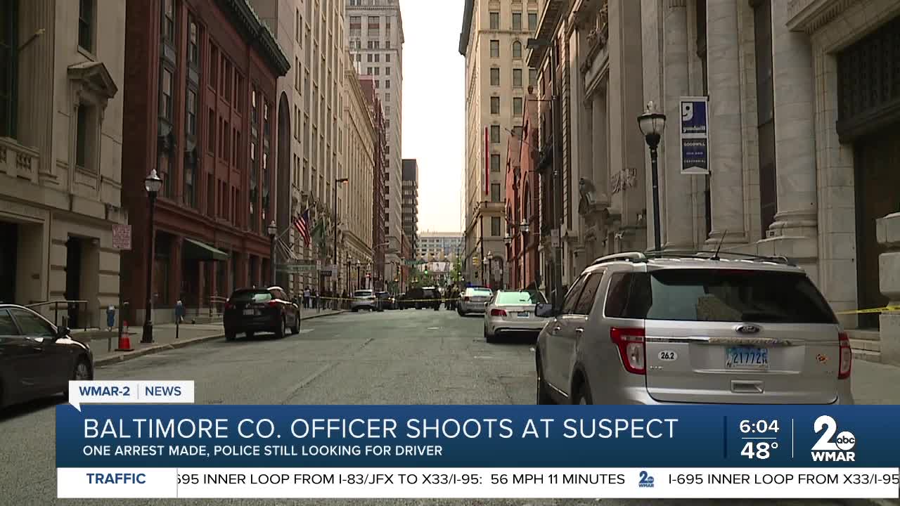 Baltimore Co. Officer shoots a suspect