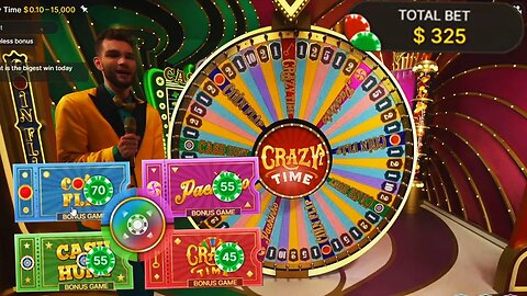 MY BIGGEST BETS ON CRAZY TIME EVER! (GAMBLING HIGHLIGHTS)