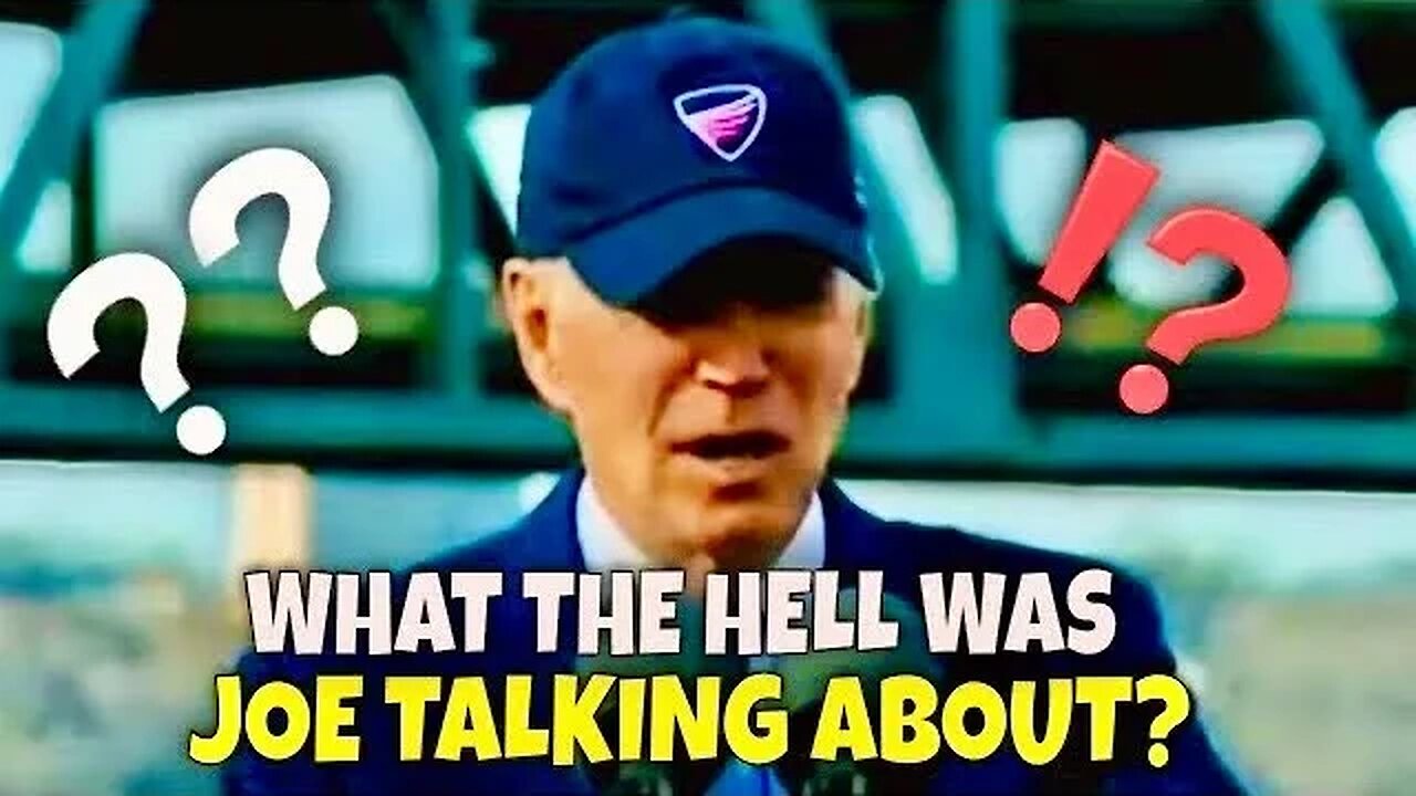 WHAT THE HELL was Joe Talking About YESTERDAY?