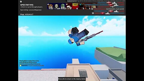 Roblox Arsenal Cheat | Flying | 2023