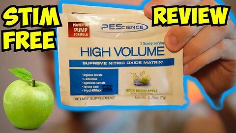 PEScience STIM FREE Pre-Workout High Volume Review