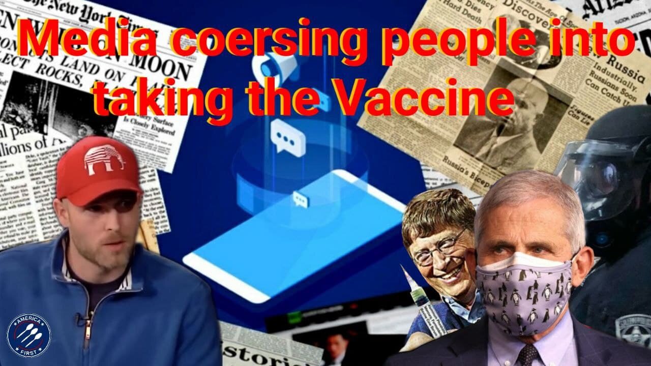 Vincent james || Media coercing people into taking the vaccine