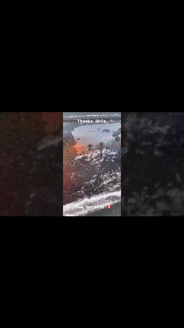 Poison Ice in Canada From Ohio Train Derailment? #shorts