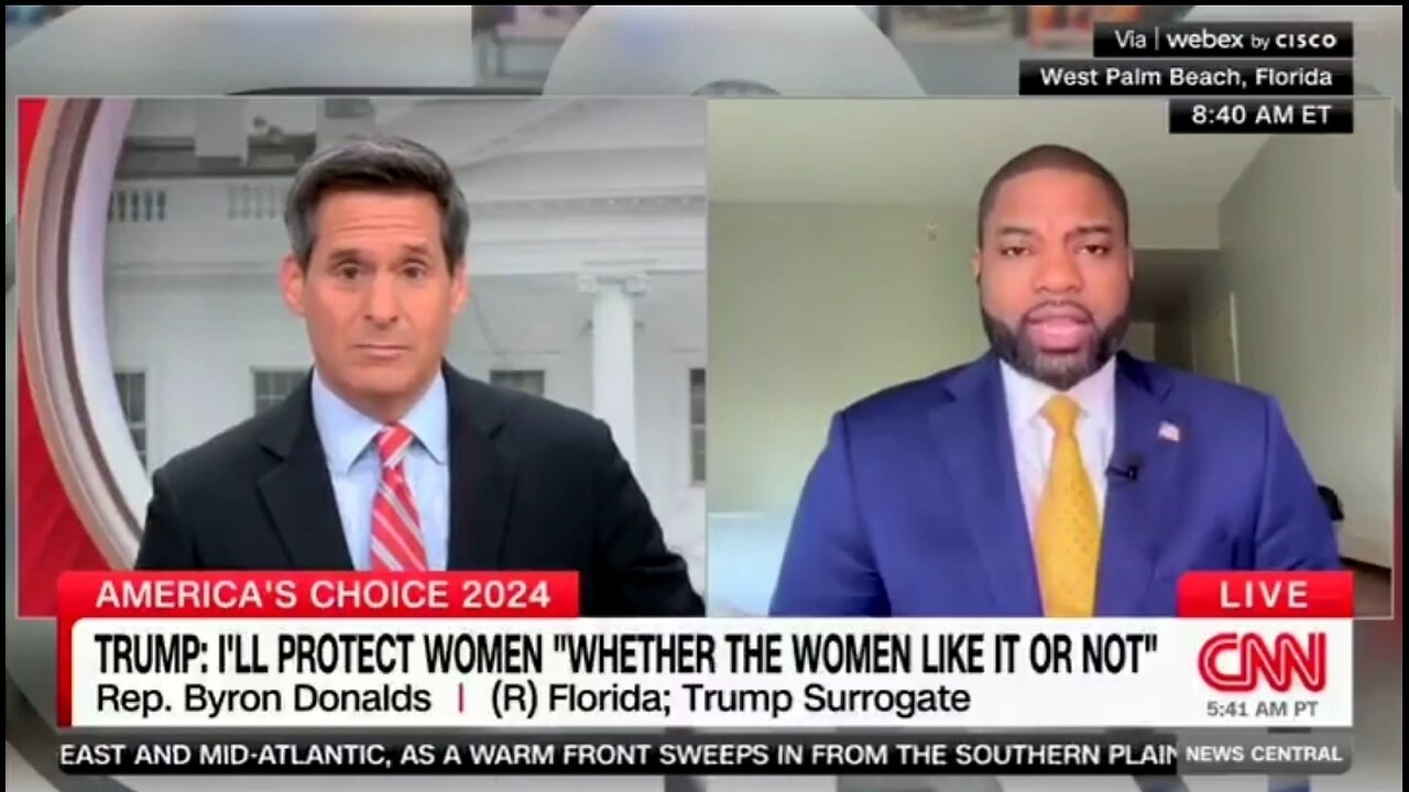 Rep Byron Donalds CALLS OUT CNN Host For Playing Grossly Inaccurate Trump Clip