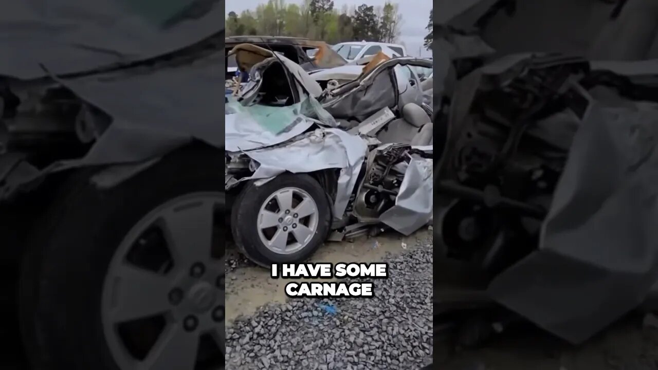 This Car Was Completely Smashed, Copart Carnage