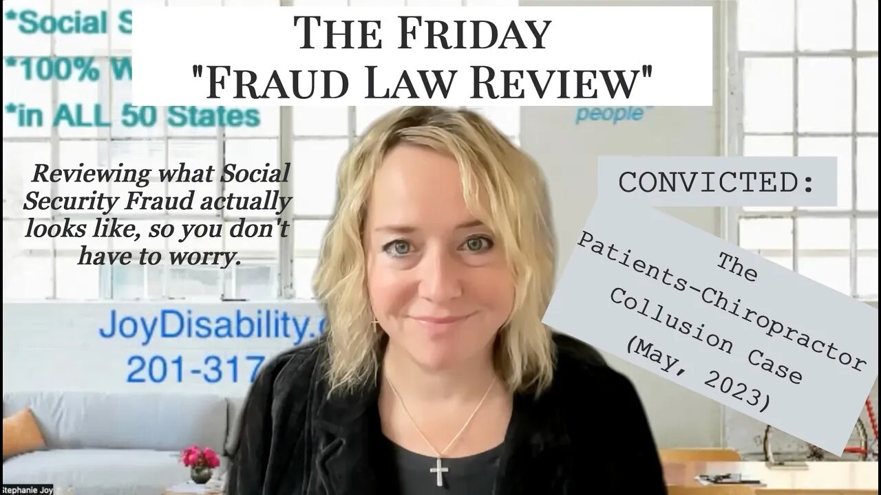 Friday's Fraud Alert - Prosecution and Conviction of Social Security Fraud - The Guetersloh Trial