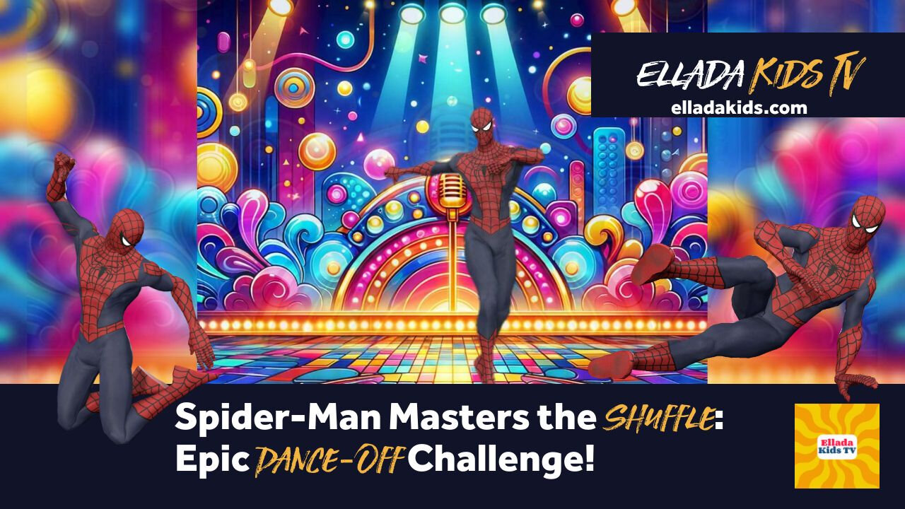 Dancing Spider-Man Masters the Shuffle: Epic Dance-Off Challenge!