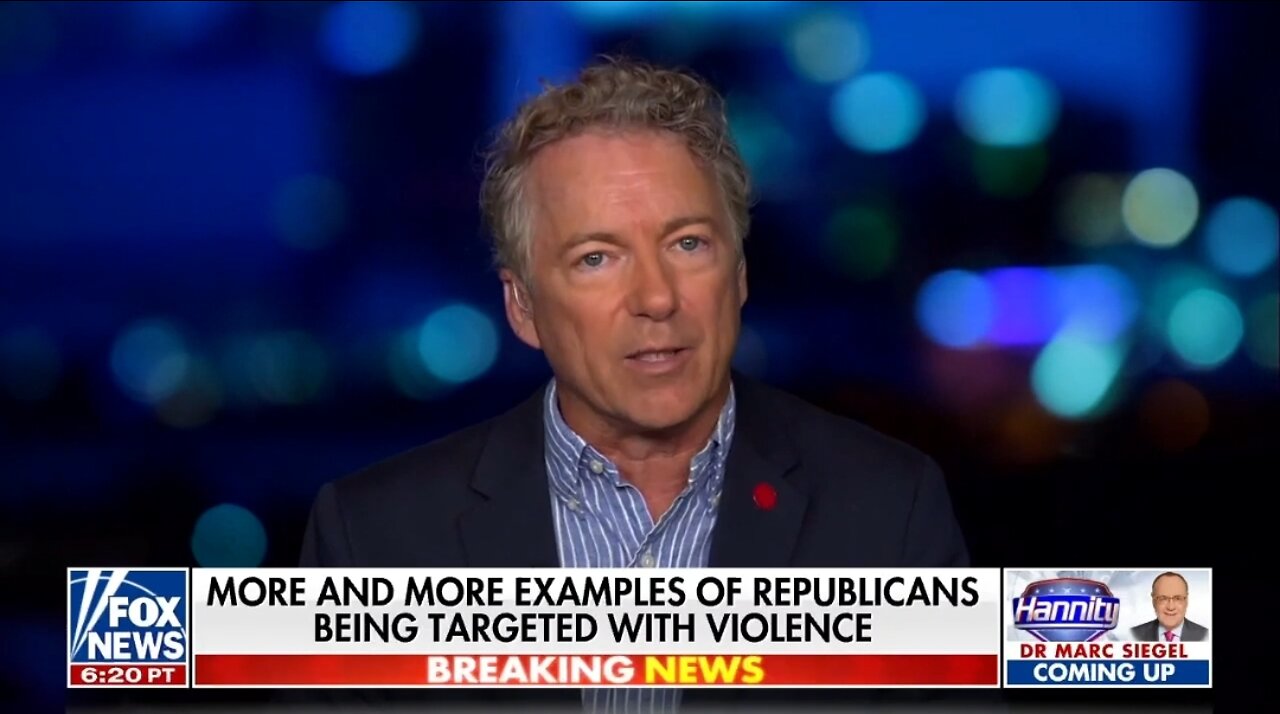 Rand Paul: Urban Voters Hurt by Crime Will Vote For Law & Order In A Day Of Reckoning