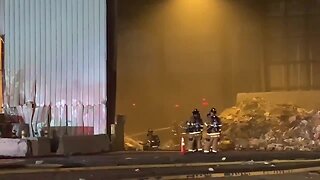 NWF crews working to contain fire at a trash transfer site on Ina Road