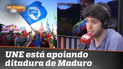 Caio Coppolla: UNE está apoiando ditadura de Maduro