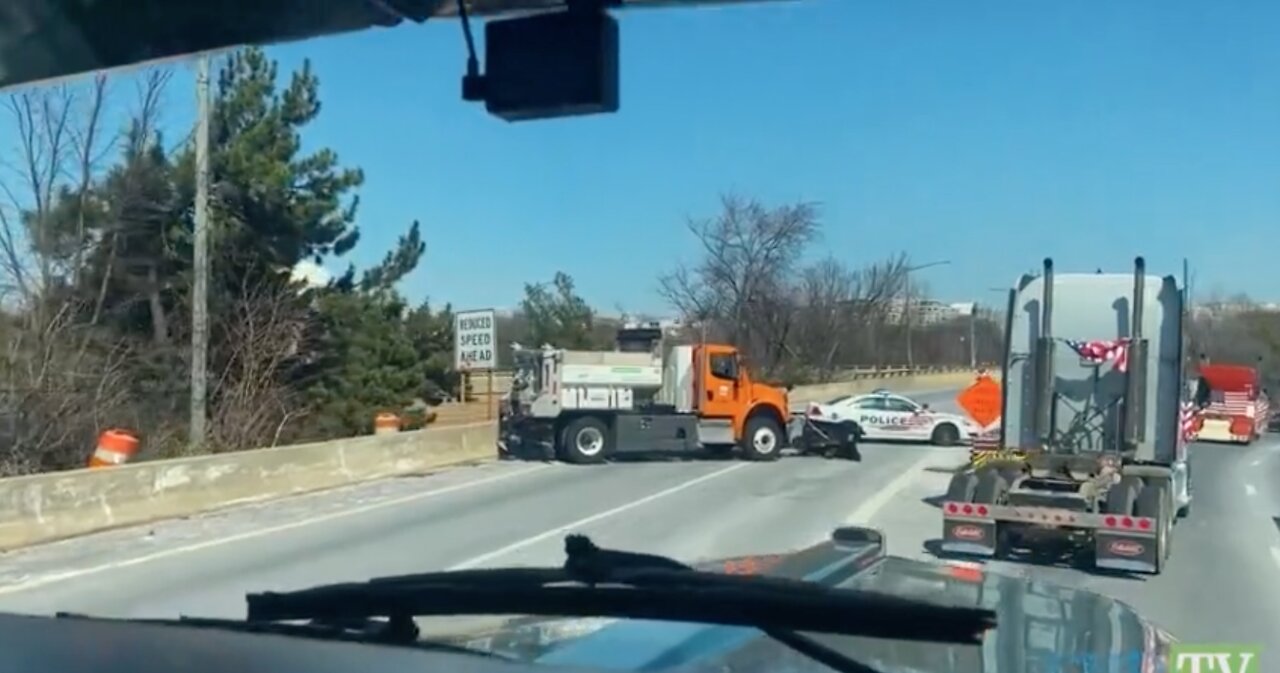 Police Block Exits on I-395, Blame Truckers For Traffic - CHD.TV