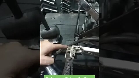 Moto a Diesel - Soldando Extensão do Eixo da Balança 05b