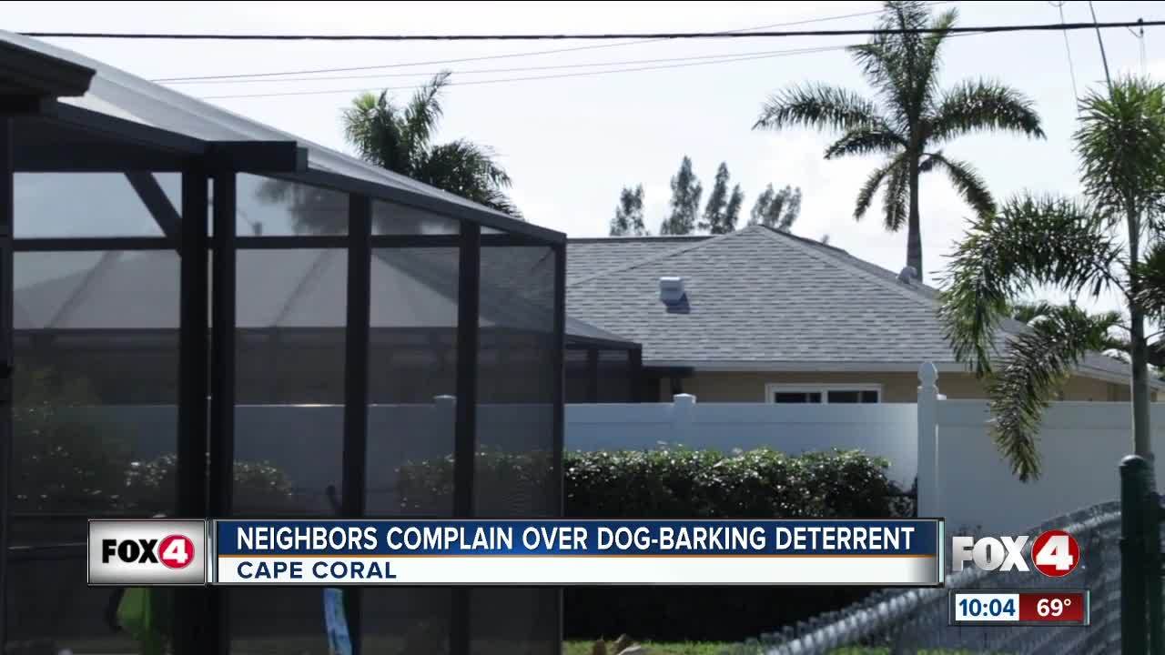 High-pitch noise to stop dog barking bothers neighbors