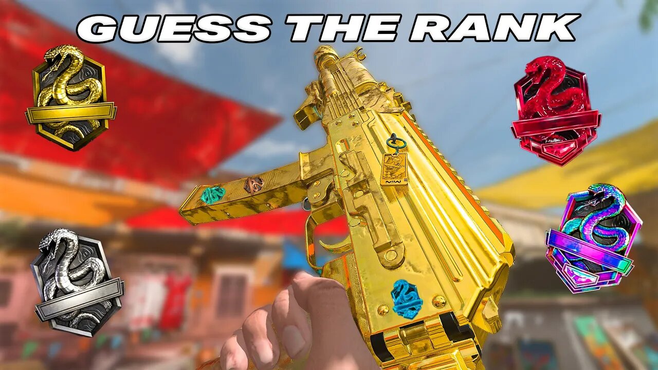 Streamer REACTS to MW2 RANKED PLAY SUBSCRIBERS (GUESS THE RANK)