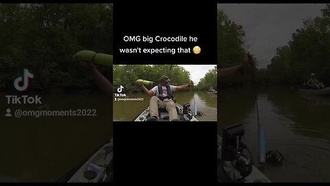 Close call with a crocodile #omg #foryou #foryoupage #funnyshorts #failarmy