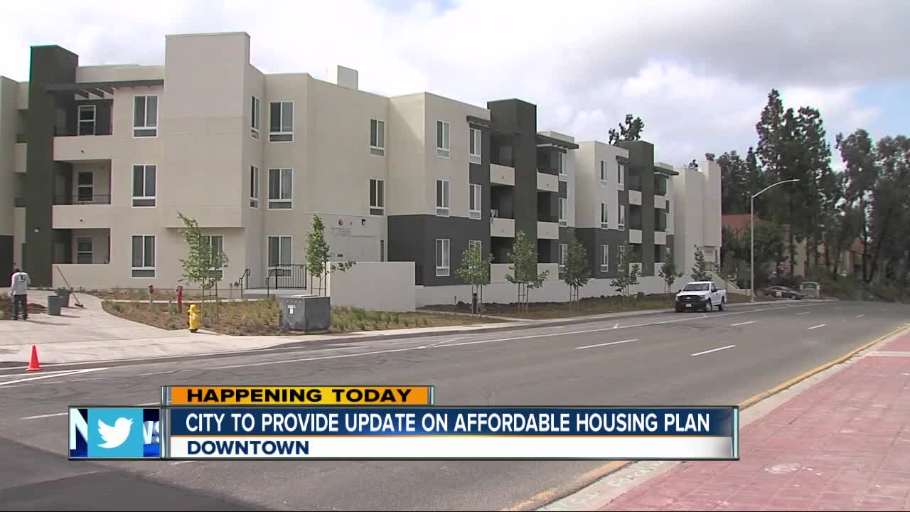 City to provide update on affordable housing plan